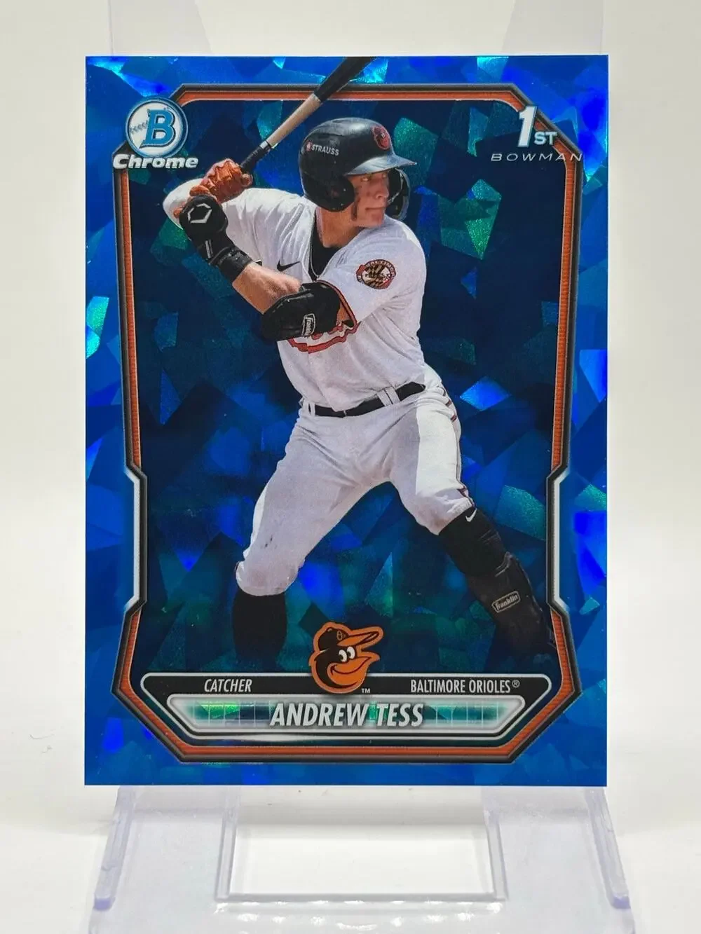 2026 Bowman Sapphire Andrew Tess Chrome 1st Prospect #BCP-90 Baltimore Orioles